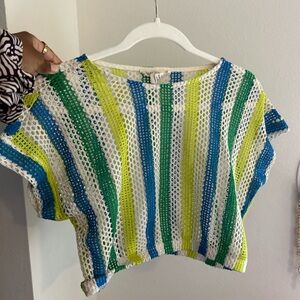 Target Multicolor Striped Swim Coverup